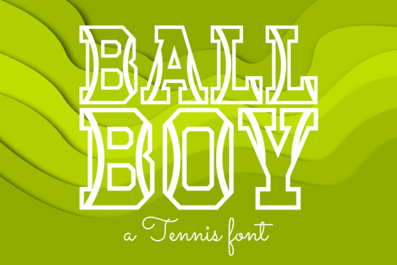 Ball Boy Typeface for Editorial Design