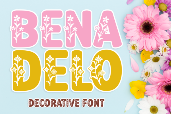 Bena Delo: A Decorative Font for Digital Branding