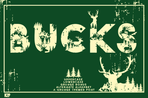 Bucks Typeface: Bold Branding for Outdoor Themes