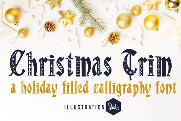Christmas Trim: A Festive Typeface for Web Design