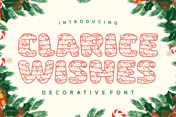 Clarice Wishes: A Festive Font for Winter Design