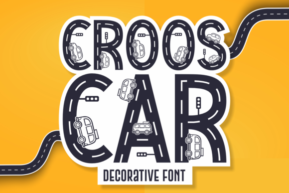 Croos Car Font for Automotive Campaigns