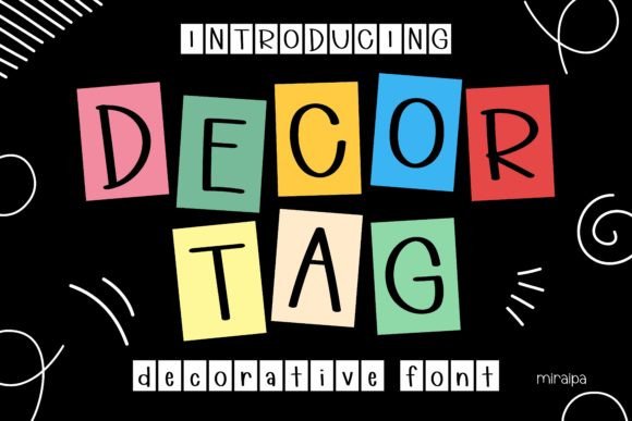 Decor Tag Font: The Typeface for Bold Campaigns