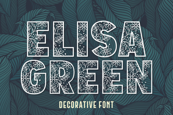 Elisa Green Font: A Spring-Inspired Typeface for Brands