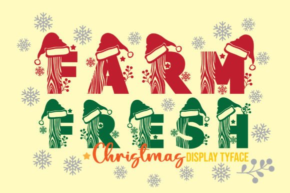 Farm Fresh Christmas Font for Holiday Branding