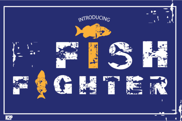 Fish Fighter: A Bold Decorative Font for Makers
