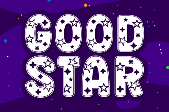 Good Star Font for Cute Craft Designs