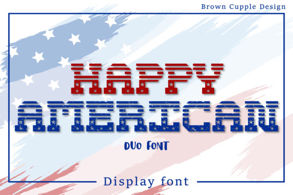 Happy American: A Bold Decorative Font for Editors