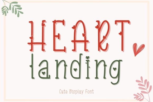 Heart Landing: A Sweet Handwritten Font for Digital Campaigns