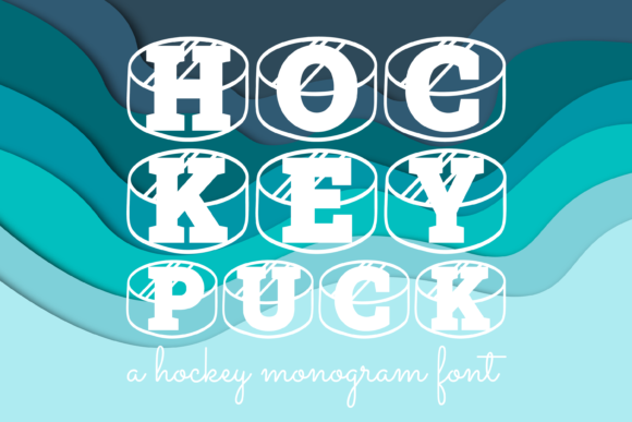 Hockey Puck: A Cool Decorative Font for Branding