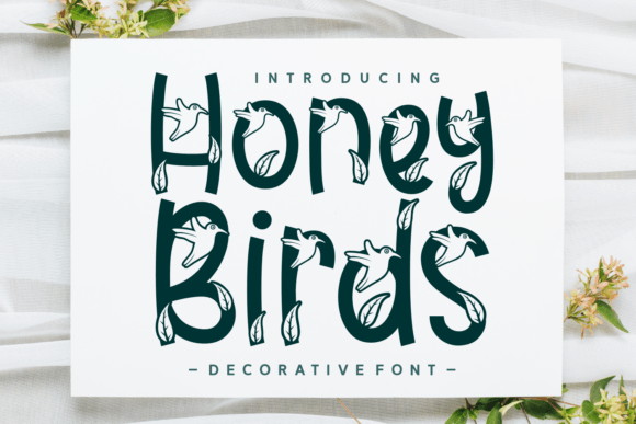 Honey Birds Font for Creative Branding