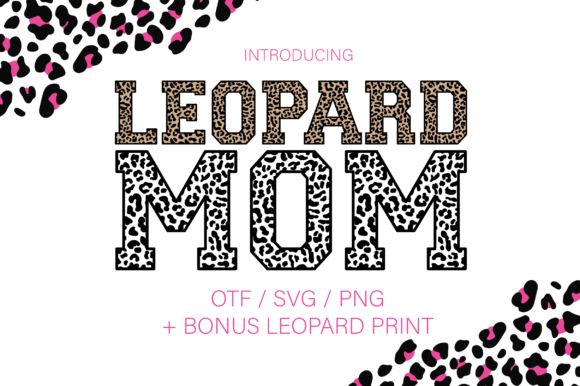 Leopard Mom Font for Bold Web Headlines