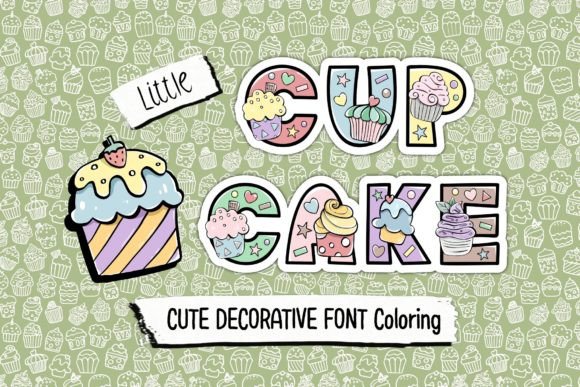 Little Cupcake Font: A Playful Decorative Choice