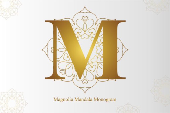 Magnolia Mandala Monogram: The Decorative Font That Elevates Campaigns