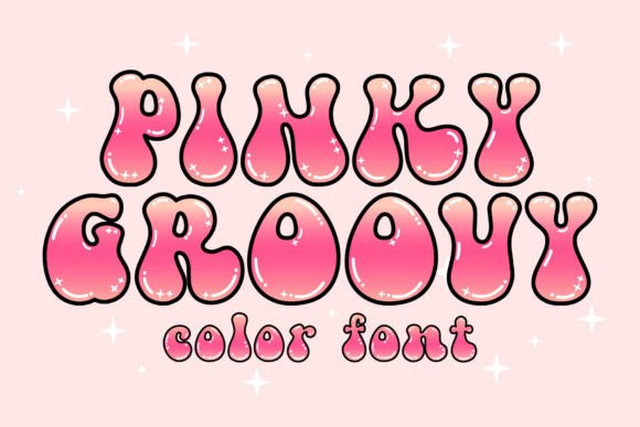 Pinky Groovy: The Color Font for Bold Branding