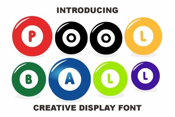 Pool Ball Font: A Playful Typeface for Makers