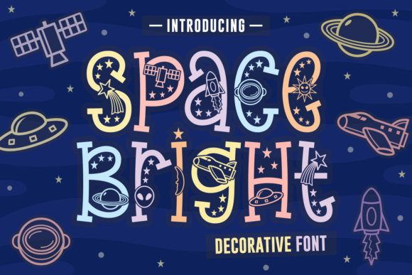 Space Bright: A Creative Font for Cosmic Branding