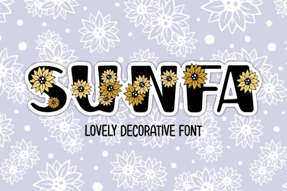 Sunfa: A Decorative Typeface for Bold Branding