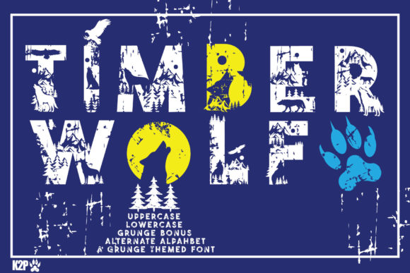 Timber Wolf Font for Bold Web Headlines