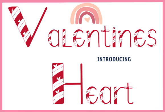 Valentines Heart Font: A Cute Decorative Type for Design