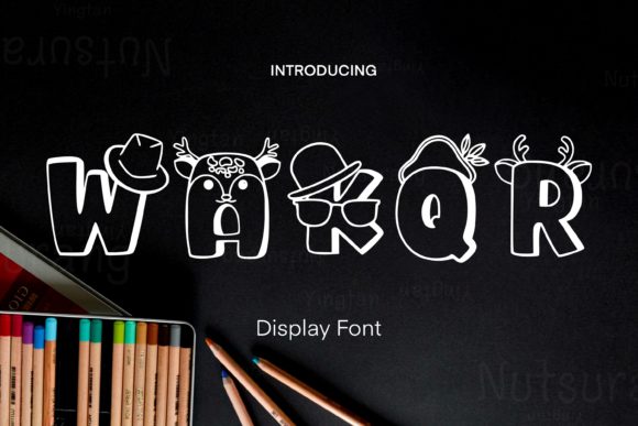 Wakqr Typeface for Bold Digital Branding