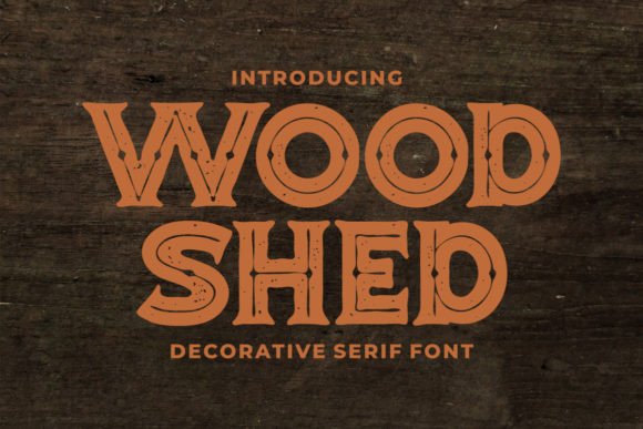Woodshed: A Vintage Typeface for Bold Branding